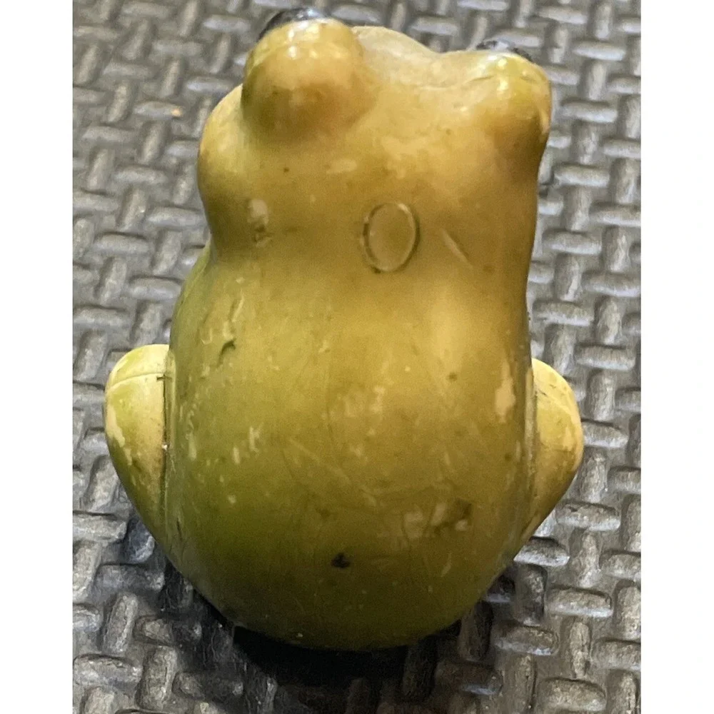 Vintage 70's Frog Toad Set Figurine 1.5